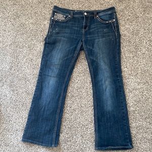 LA Idol USA in jeans size 11 waist 33 lightly used onlyworn a few times like new
